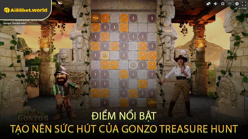 Điểm Nổi Bật Tạo Nên Sức Hút Của Gonzo Treasure Hunt